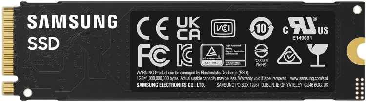 Твердотельный накопитель Samsung 1000 Gb 990 EVO PLUS (MZ-V9S1T0BW)