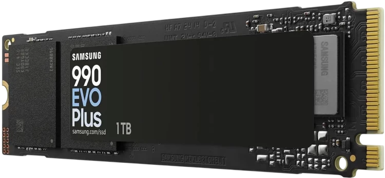 Твердотельный накопитель Samsung 1000 Gb 990 EVO PLUS (MZ-V9S1T0BW)