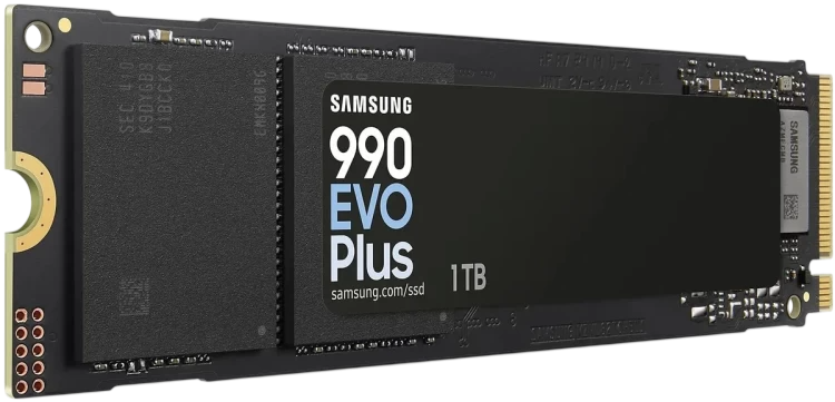 Твердотельный накопитель Samsung 1000 Gb 990 EVO PLUS (MZ-V9S1T0BW)