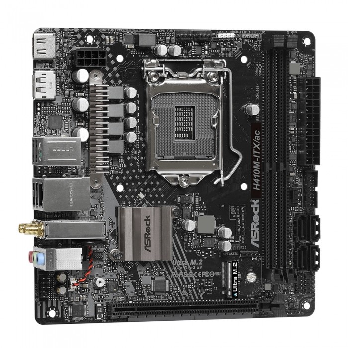Материнская плата ASRock H410M-ITX/AC