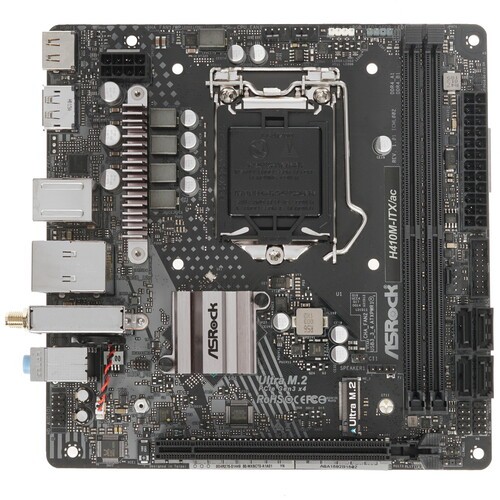 Материнская плата ASRock H410M-ITX/AC