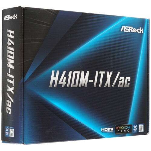 Материнская плата ASRock H410M-ITX/AC