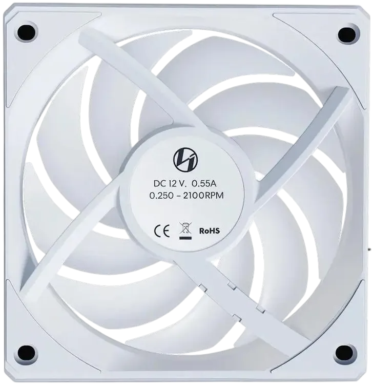 Вентилятор для корпуса Lian Li UNI FAN CL WIRELESS 120 Reverse Blade 12RCL1W1W ARGB White (G99.12RCL1W1W.R0)