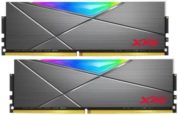 Оперативная память 16 Gb 3200 MHz ADATA XPG SPECTRIX D50 Grey RGB (AX4U320038G16A-DT50)