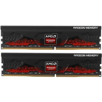 Оперативная память 16 Gb 3000 MHz AMD R9 GAMERS SERIES Black (R9S416G3000U2K)
