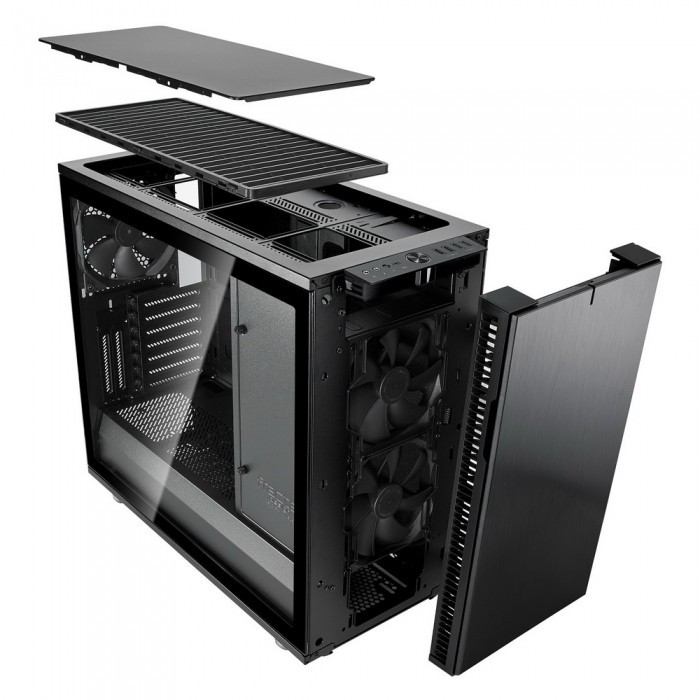 Компьютерный корпус Fractal Design DEFINE R6 USB-C TG Blackout FD-CA-DEF-R6C-BKO-TGL
