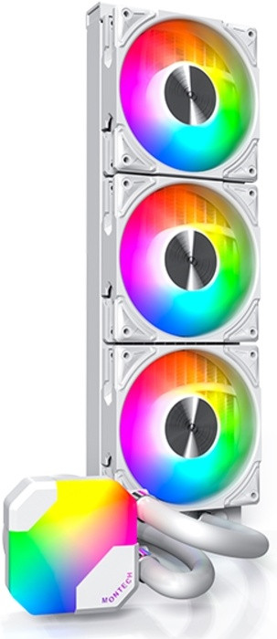 Система жидкостного охлаждения для процессора Montech HyperFlow 360 ARGB White (HYPERFLOW ARGB 360 (W))