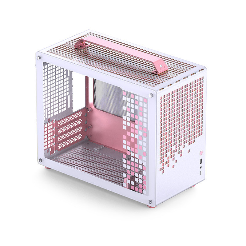 Компьютерный корпус JONSBO Jonsplus Z20 TG Pink/White