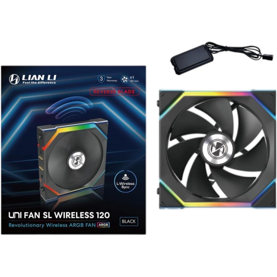 Вентилятор для корпуса UNI FAN SL Reverse ARGB Black V1