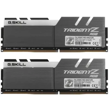 Оперативная память 64 Gb 3200 MHz G.Skill TRIDENT Z RGB (F4-3200C16D-64GTZR)