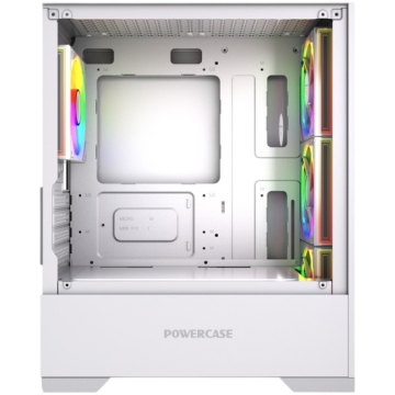 Компьютерный корпус Powercase Mistral Micro B315W ARGB White (CMMB315W-A4)