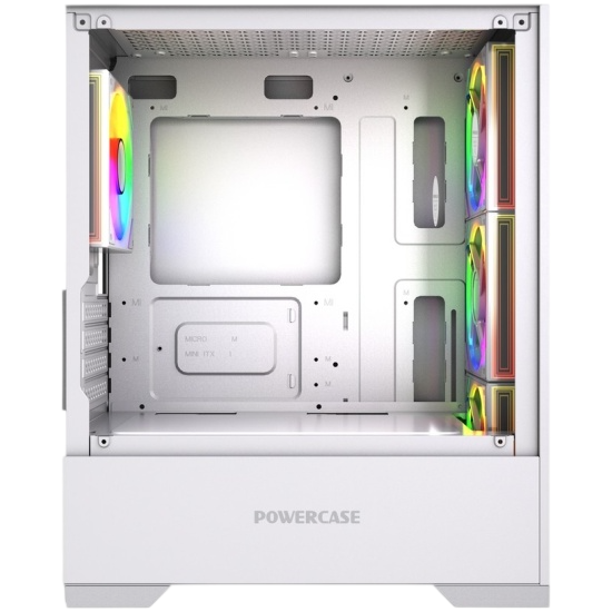 Компьютерный корпус Powercase Mistral Micro B315W ARGB White (CMMB315W-A4)