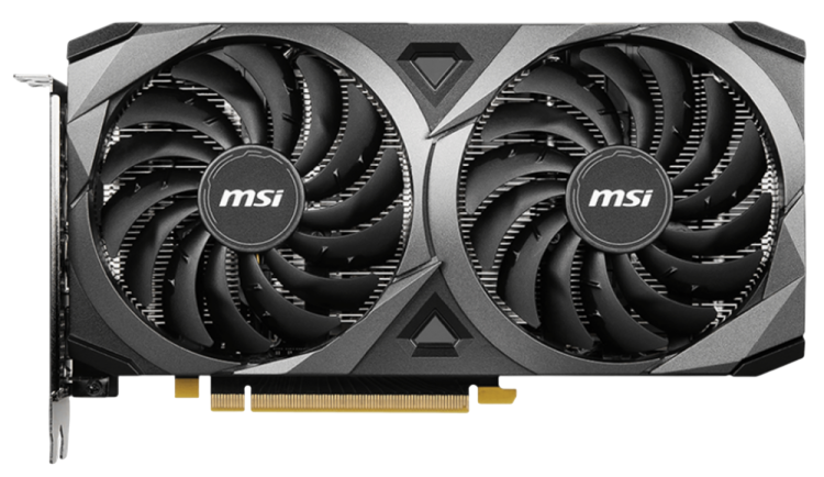 Видеокарта MSI (RTX 3060 VENTUS 2X 12G OC) GeForce RTX 3060 12GB VENTUS 2X OC LHR