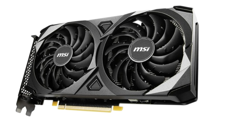 Видеокарта MSI (RTX 3060 VENTUS 2X 12G OC) GeForce RTX 3060 12GB VENTUS 2X OC LHR