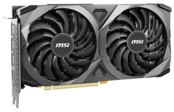 Видеокарта MSI (RTX 3060 VENTUS 2X 12G OC) GeForce RTX 3060 12GB VENTUS 2X OC LHR