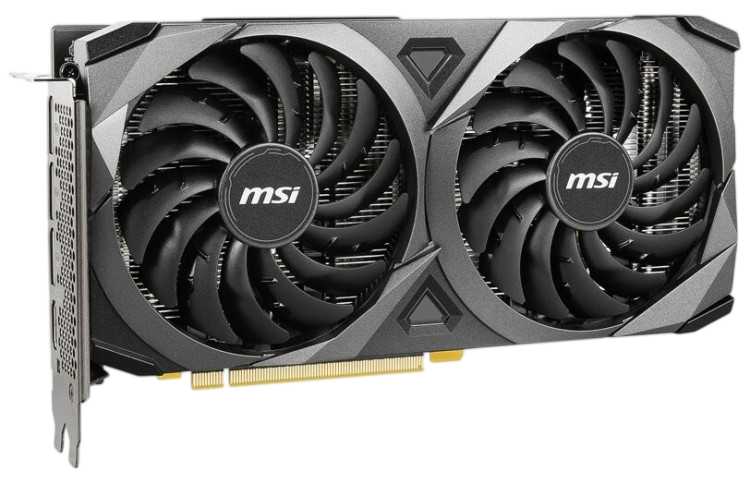 Видеокарта MSI (RTX 3060 VENTUS 2X 12G OC) GeForce RTX 3060 12GB VENTUS 2X OC LHR