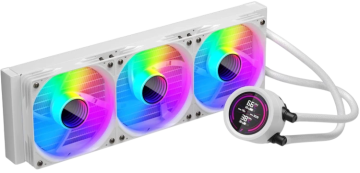 Система жидкостного охлаждения для процессора 1STPLAYER TS4 360 White (TS4-360-WH)