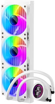 Система жидкостного охлаждения для процессора 1STPLAYER TS4 360 White (TS4-360-WH)