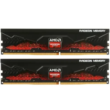 Оперативная память 16 Gb 3200 MHz AMD R9 GAMERS SERIES Black (R9S416G3206U2K)