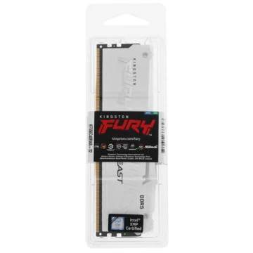 Оперативная память 32 Gb 5600 MHz Kingston FURY Beast RGB White (KF556C40BWA-32)
