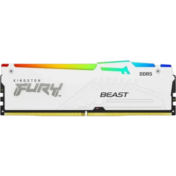 Оперативная память 16 Gb 5600 MHz Kingston FURY Beast RGB White (KF556C36BWEA-16)