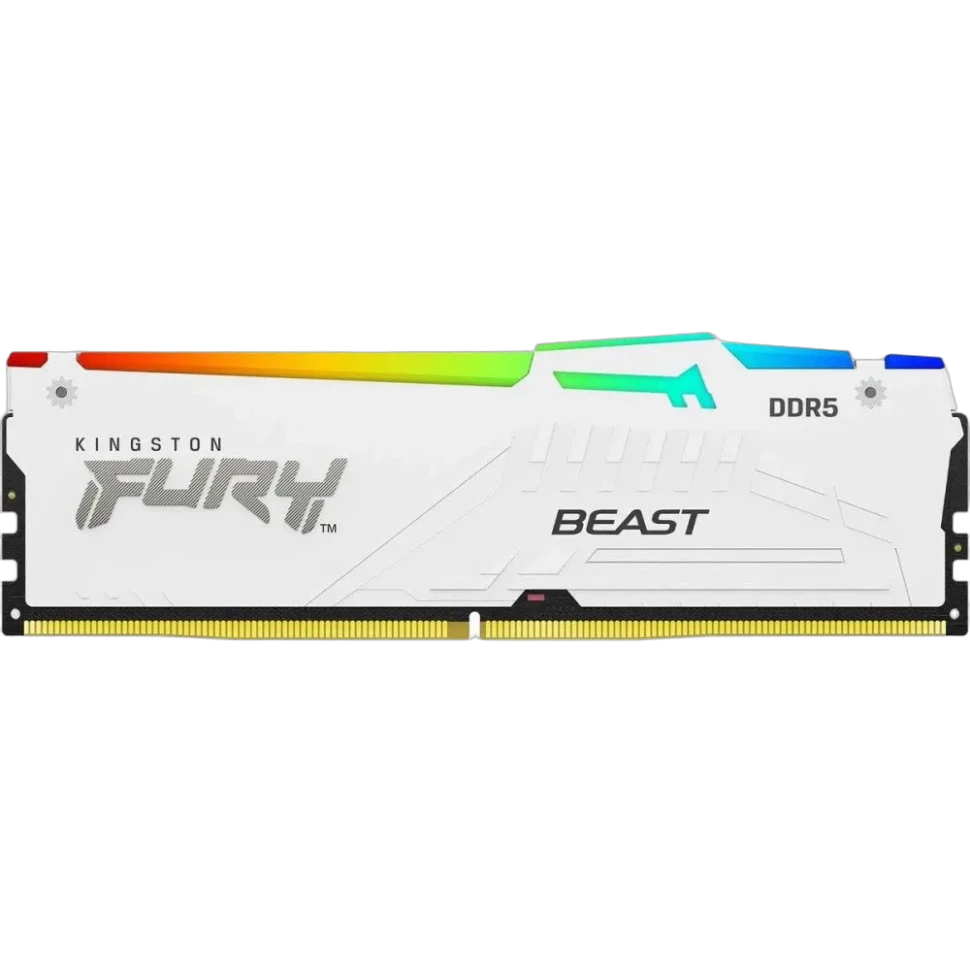 Оперативная память 16 Gb 5600 MHz Kingston FURY Beast RGB White (KF556C36BWEA-16)