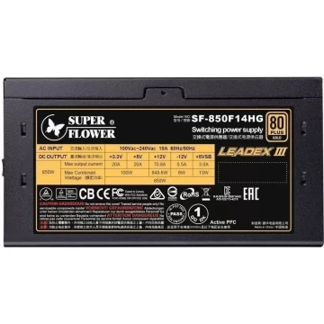 Блок питания Super Flower 850W LEADEX III Gold SF-850F14HG