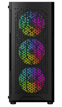 Компьютерный корпус Powercase MISTRAL EVO Air TG Black CMIEE-A4