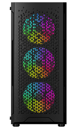 Компьютерный корпус Powercase MISTRAL EVO Air TG Black CMIEE-A4