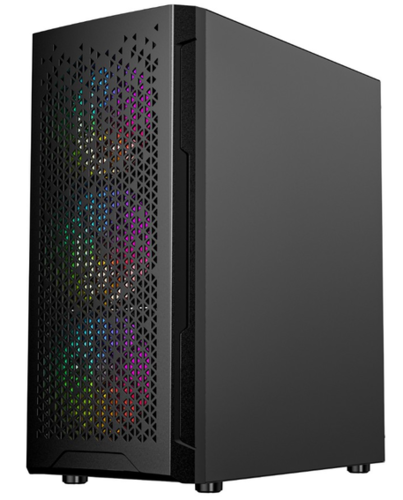 Компьютерный корпус Powercase MISTRAL EVO Air TG Black CMIEE-A4
