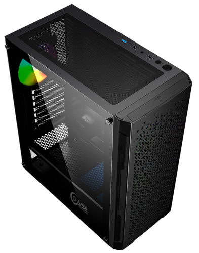 Компьютерный корпус Powercase MISTRAL EVO Air TG Black CMIEE-A4