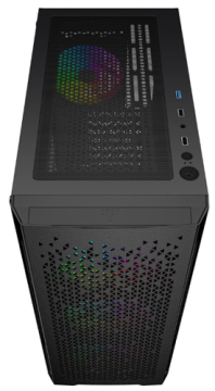 Компьютерный корпус Powercase MISTRAL EVO Air TG Black CMIEE-A4