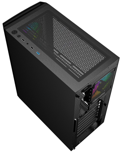 Компьютерный корпус Powercase MISTRAL EVO Air TG Black CMIEE-A4