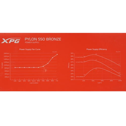 Блок питания ADATA XPG 550W PYLON (PYLON550B-BKCEU)