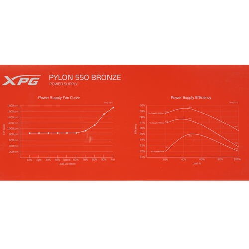 Блок питания ADATA XPG 550W PYLON (PYLON550B-BKCEU)