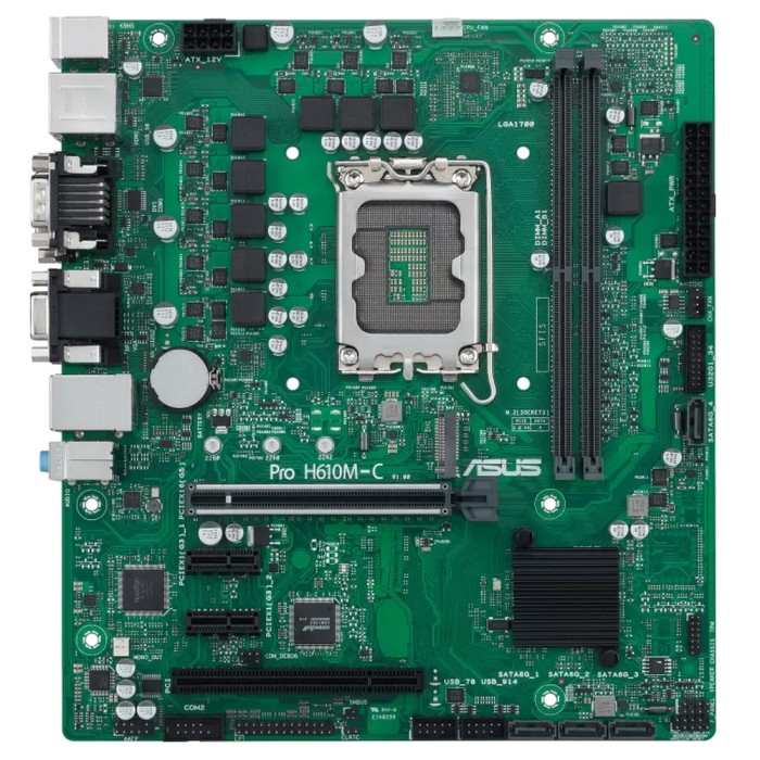 Материнская плата ASUS PRO H610M-C-CSM 90MB1AT0-M0EAYC