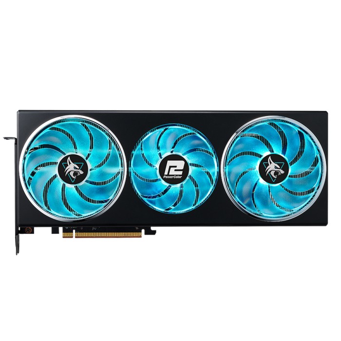 Видеокарта PowerColor (RX7800XT 16G-L/OC) Radeon RX 7800 XT 16GB Hellhound OC