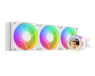 Система жидкостного охлаждения для процессора ID-COOLING SL360 V2 LCD White