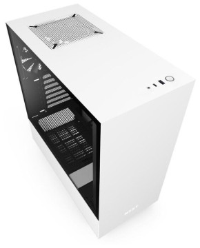 Компьютерный корпус NZXT H510 White/Black CA-H510B-W1