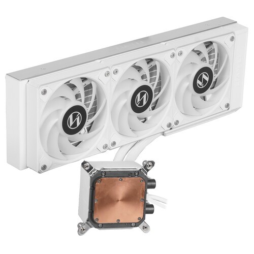 Система жидкостного охлаждения для процессора Lian Li HydroShift LCD 360R ARGB White (G89.GHSLCD36RW.R0)