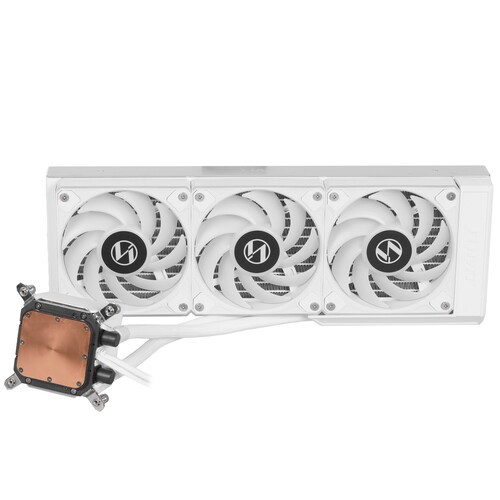 Система жидкостного охлаждения для процессора Lian Li HydroShift LCD 360R ARGB White (G89.GHSLCD36RW.R0)