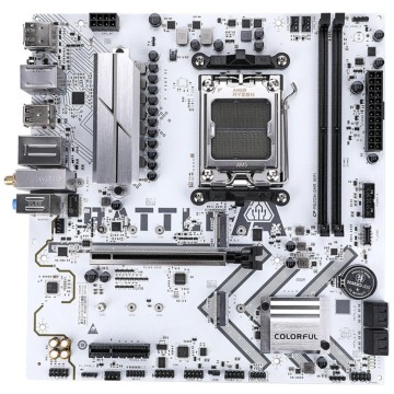 Материнская плата Colorful BATTLE-AX A620M-GHA WIFI V14 White