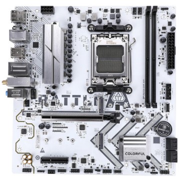 Материнская плата Colorful BATTLE-AX A620M-GHA WIFI V14 White