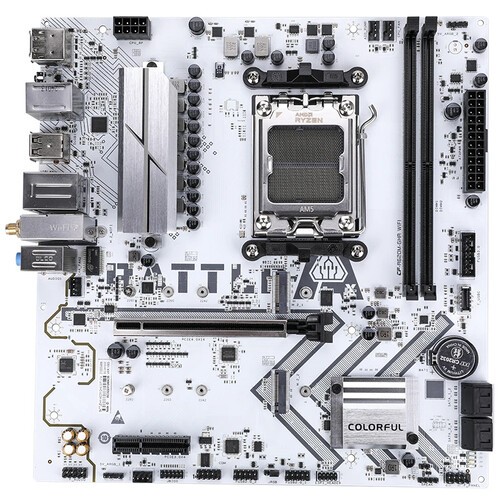 Материнская плата Colorful BATTLE-AX A620M-GHA WIFI V14 White