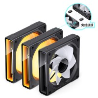 Комплект вентиляторов для корпуса JONSBO ZK-120BR (3 in 1) ARGB Black