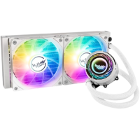 Система жидкостного охлаждения для процессора Valkyrie Jarn 240 ARGB White (HW C240W)