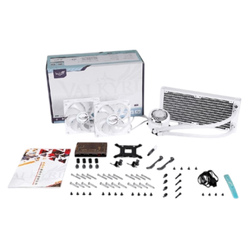 Система жидкостного охлаждения для процессора Valkyrie Jarn 240 ARGB White (HW C240W)