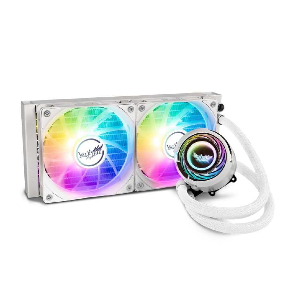 Система жидкостного охлаждения для процессора Valkyrie Jarn 240 ARGB White (HW C240W)