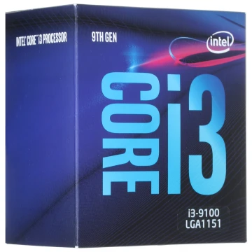Процессор Intel Core i3 9100 BOX BX80684I39100