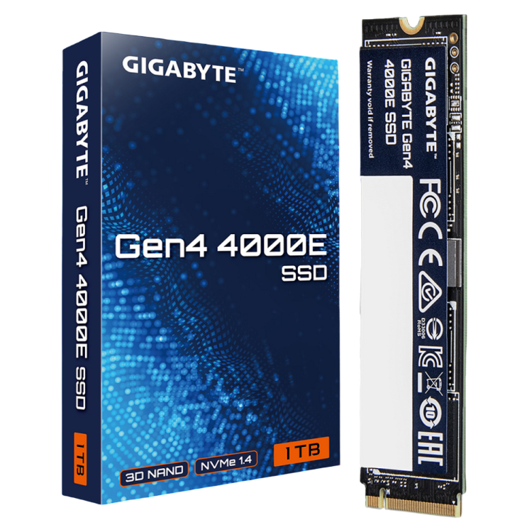 Твердотельный накопитель Gigabyte 1000 Gb Gen4 4000E (G440E1TB)